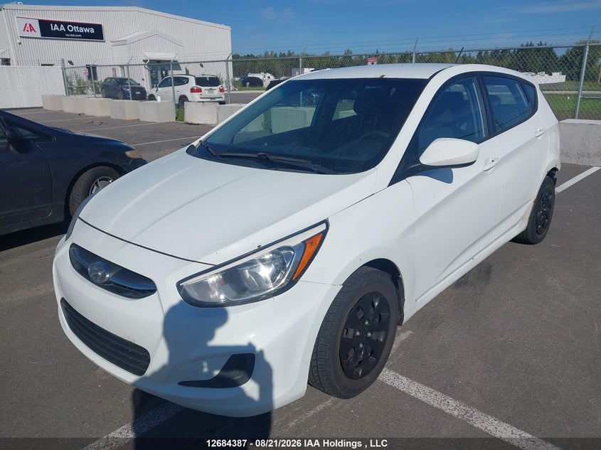 2015 Hyundai Accent, Rear, IAAI, VIN KMHCT5AE7FU228800 — photo 2