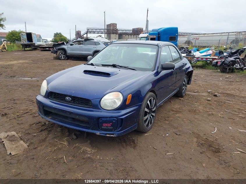 2003 Subaru Impreza, Rear, IAAI, VIN JF1GD67533G508827 — photo 2