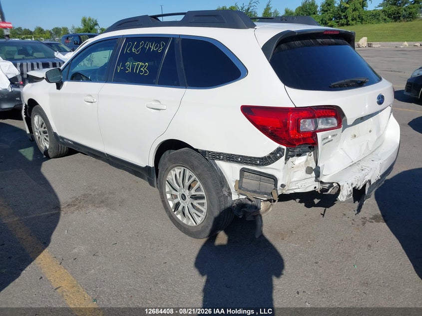 Vin: 4s4bsdac6j3317733, lot: 3088742, subaru outback 2.5i 20183