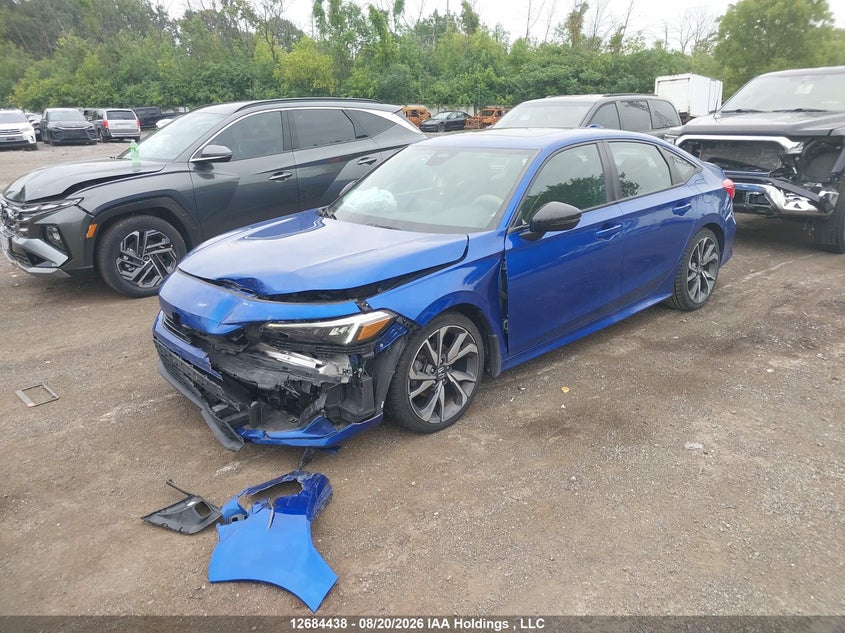 Vin: 2hgfe2f53rh105684, lot: 3088772, honda civic sport 20242