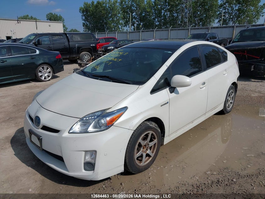 2010 Toyota Prius, Rear, IAAI, VIN JTDKN3DU0A0043263 — photo 2