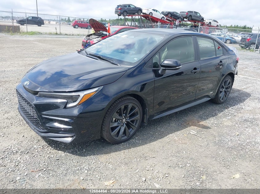 Vin: jtdbdmhe2sj013348, lot: 3088800, toyota corolla hybrid se 20252