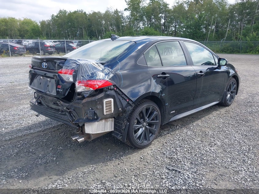 Vin: jtdbdmhe2sj013348, lot: 3088800, toyota corolla hybrid se 20254