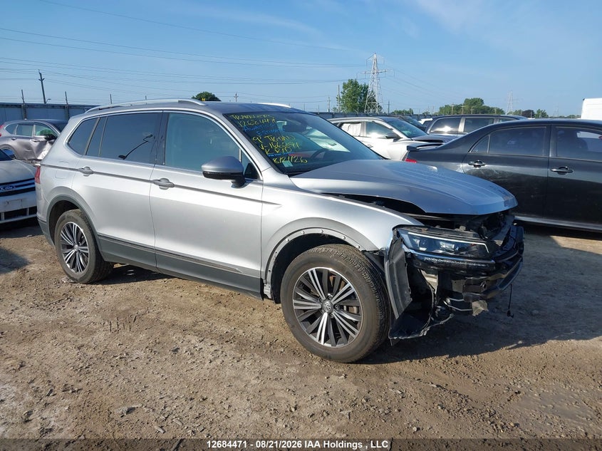 Vin: 3vv4b7ax0km166391, lot: 3088807, volkswagen tiguan highline 20191
