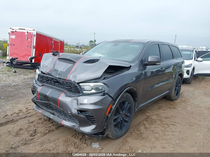 Vin: 1c4sdjct7mc520435, lot: 3088868, dodge durango r/t 20212