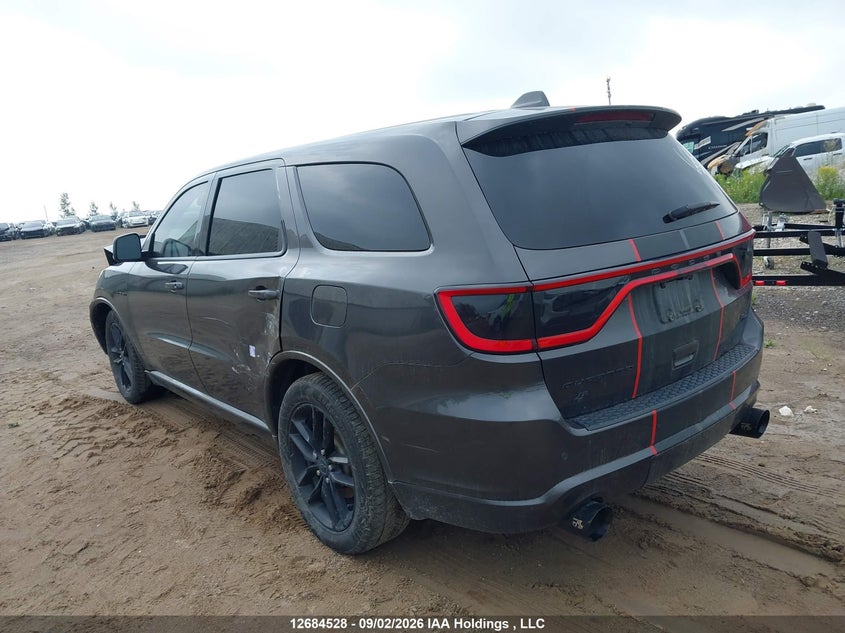 Vin: 1c4sdjct7mc520435, lot: 3088868, dodge durango r/t 20213