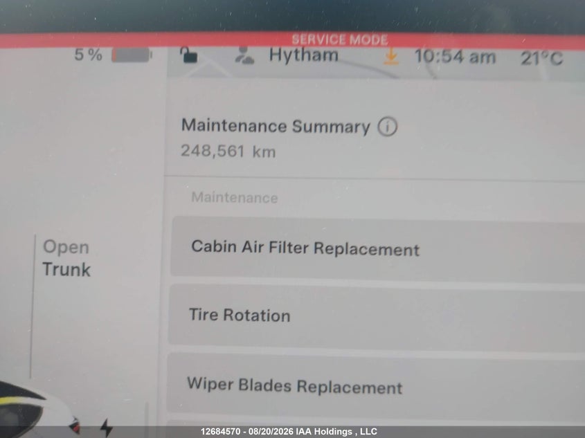 2022 TESLA MODEL 3 SEDAN ELECTRIC