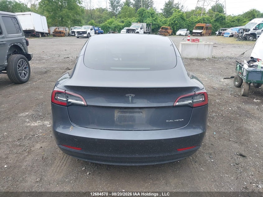 2022 TESLA MODEL 3 SEDAN ELECTRIC