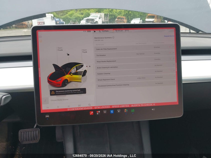 2022 TESLA MODEL 3 SEDAN ELECTRIC