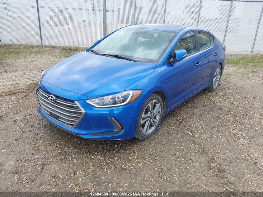 2018 Hyundai Elantra Sel/Value/Limited, Правый бок, IAAI, VIN KMHD84LFXJU663745 — фото 2