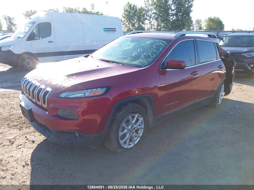 2014 Jeep Cherokee, Удар сзади, IAAI, VIN 1C4PJLCS6EW287844 — фото 2