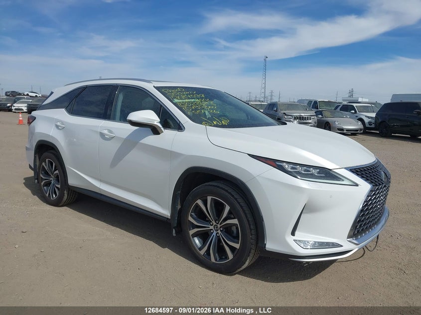2020 Lexus Rx 350L, Удар спереди, IAAI, VIN JTJJZKFA8L2023683