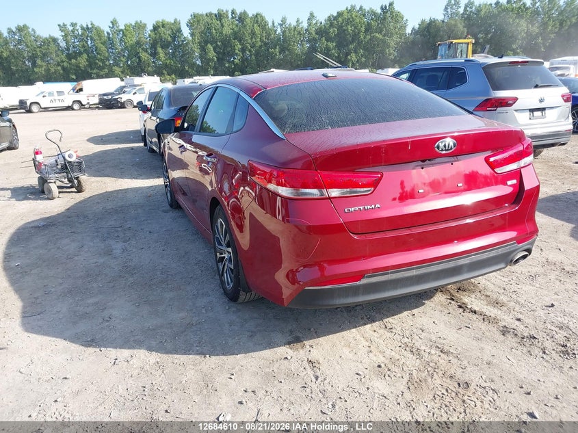 Vin: 5xxgt4l14gg083913, lot: 3088953, kia optima lx 20163