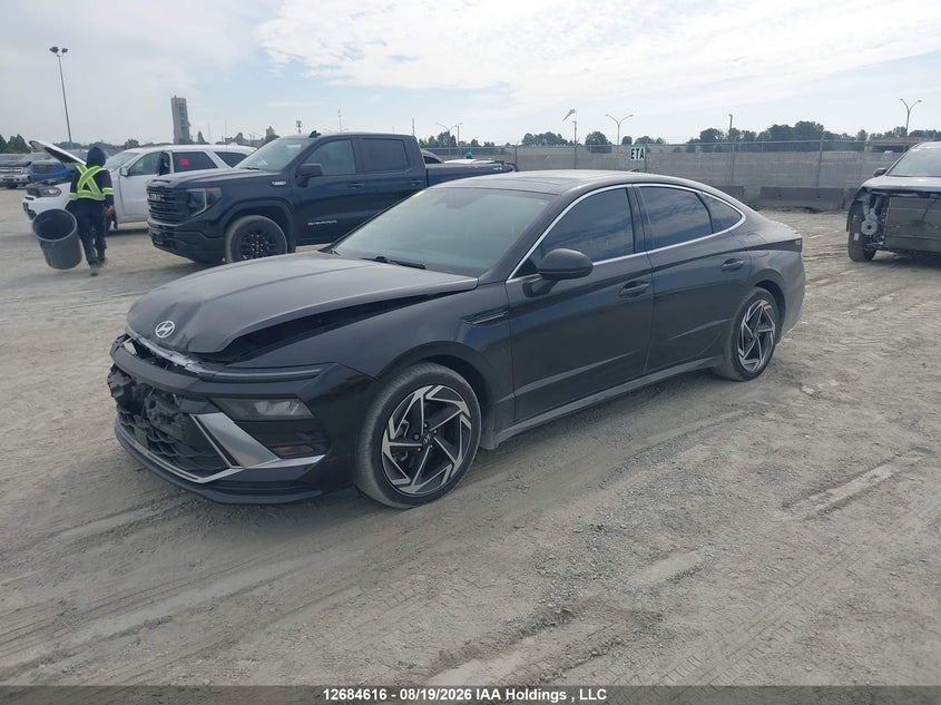2024 Hyundai Sonata, Вилучене, IAAI, VIN KMHL44JA3RA379384 — фото 2