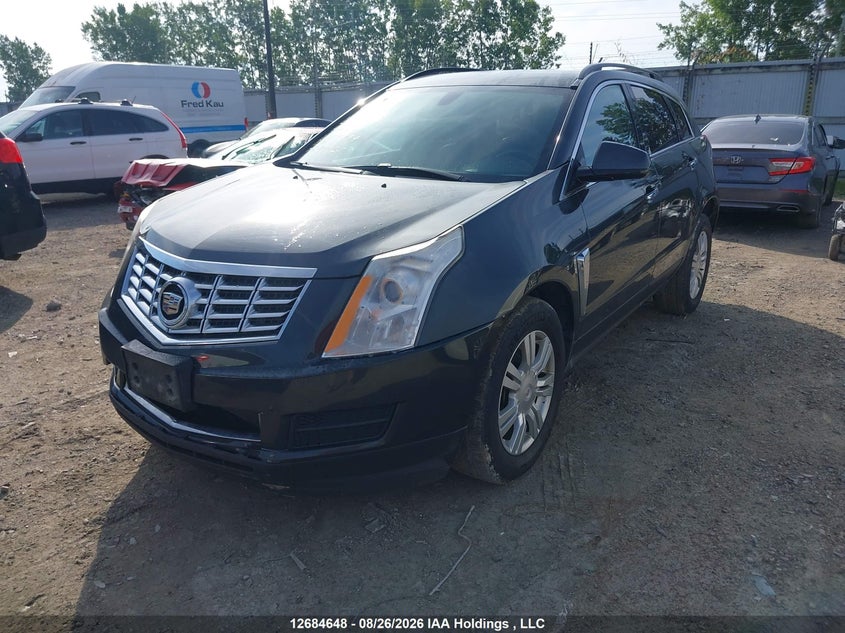 2014 Cadillac SRX, Удар спереди, IAAI, VIN 3GYFNAE32ES592709 — фото 2