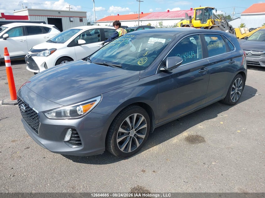 2018 Hyundai Elantra Gt Gl Se, Right Side, IAAI, VIN KMHH35LE8JU064968 — photo 2