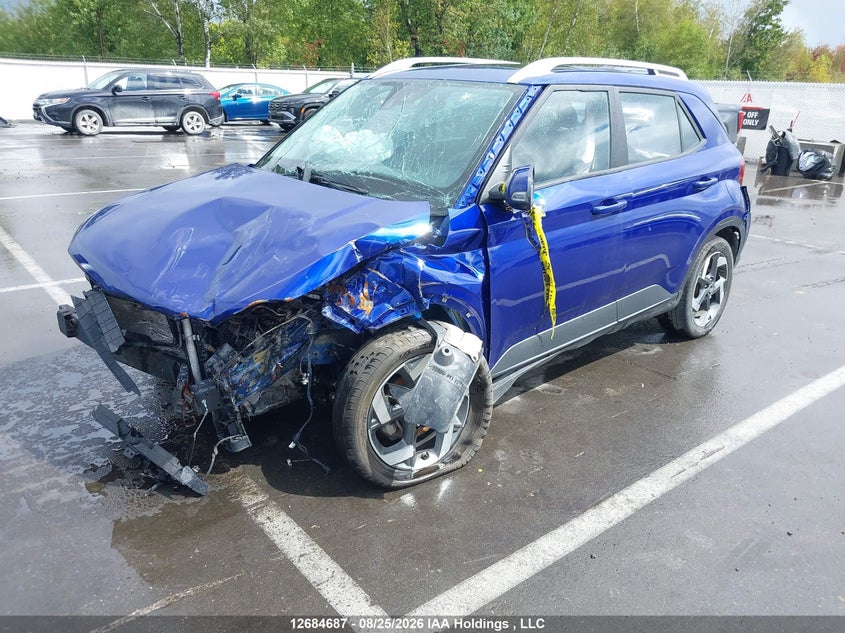Vin: kmhrc8a31nu191168, lot: 3089030, hyundai venue 20222