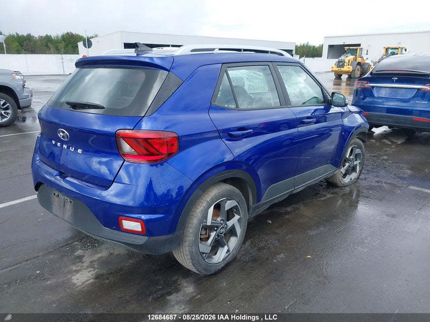 Vin: kmhrc8a31nu191168, lot: 3089030, hyundai venue 20224