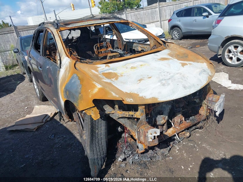 2013 Nissan Murano S/Sl/Le, Engine Fire, IAAI, VIN JN8AZ1MW8DW303050