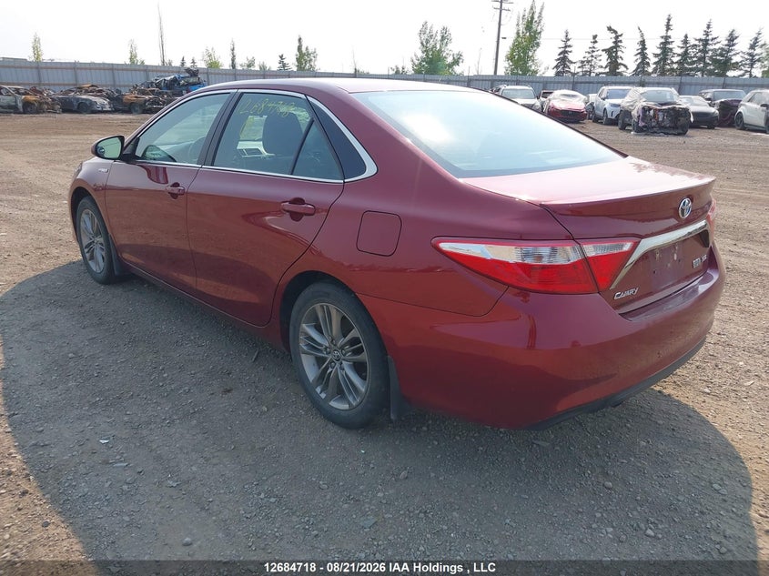 Vin: 4t1bd1fk4hu228207, lot: 3089061, toyota camry hybrid se 20173