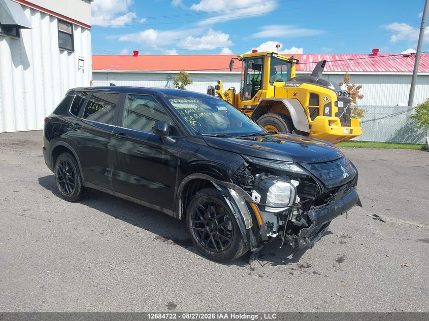 2026 Mitsubishi Outlander Es S-Awc, Front, IAAI, VIN JA4J4UAB8TZ604857