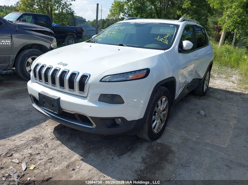 2014 Jeep Cherokee, Удар спереди, IAAI, VIN 1C4PJMDS1EW284080 — фото 2