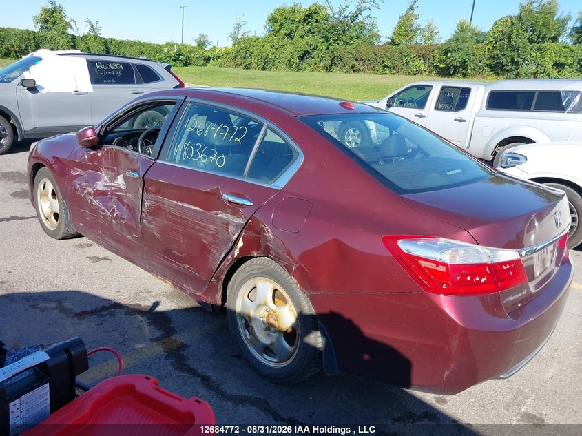 Vin: 1hgcr2f95ea803670, lot: 3089115, honda accord touring 20143