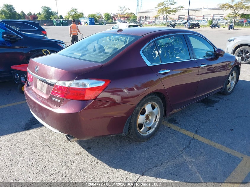 Vin: 1hgcr2f95ea803670, lot: 3089115, honda accord touring 20144
