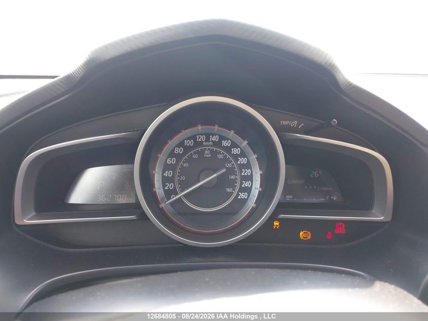 2015 MAZDA 3 SEDAN 2.0L I-4 DI, DOHC, VVT, 155HP