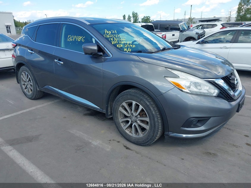 2017 Nissan Murano, Left Side, IAAI, VIN 5N1AZ2MH8HN121164