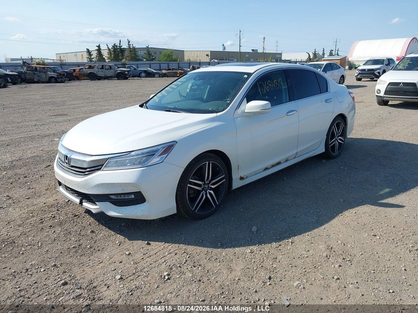 Vin: 1hgcr3f96ha801257, lot: 3089161, honda accord touring v6 20172