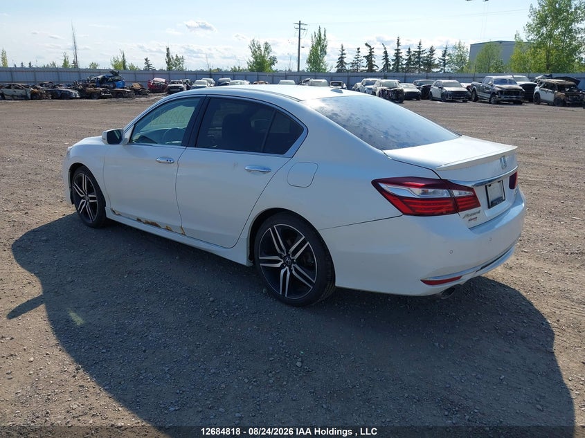 Vin: 1hgcr3f96ha801257, lot: 3089161, honda accord touring v6 20173