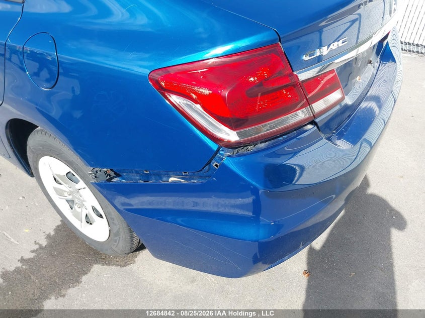 2015 HONDA CIVIC SEDAN 1.8L I-4 VVT, 143HP