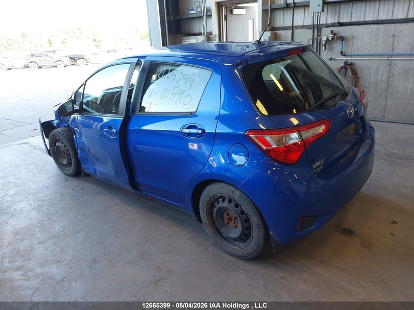 Vin: vnkktud33ka105910, lot: 3089207, toyota yaris le 20193