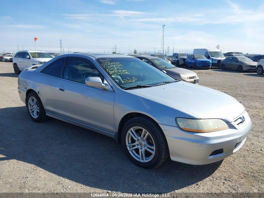 2002 Honda Accord Ex V6, Rear, IAAI, VIN 1HGCG22552A801132