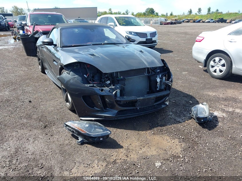 2017 Jaguar F-Type R, Удар спереди, IAAI, VIN SAJXJ6HL1HMK46428