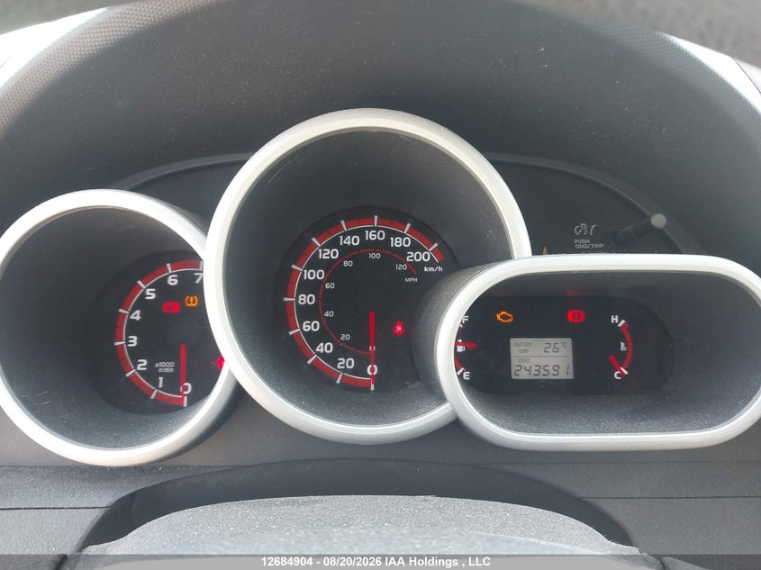 2012 TOYOTA MATRIX HATCHBACK 1.8L I-4 DOHC, VVT, 132HP