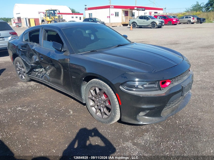 2018 Dodge Charger Gt, Удар сзади, IAAI, VIN 2C3CDXJG3JH292833