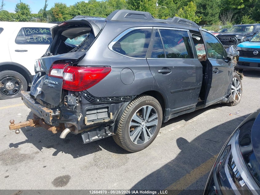 Vin: 4s4bsfnc1j3245250, lot: 3089345, subaru outback 3.6r limited 20184