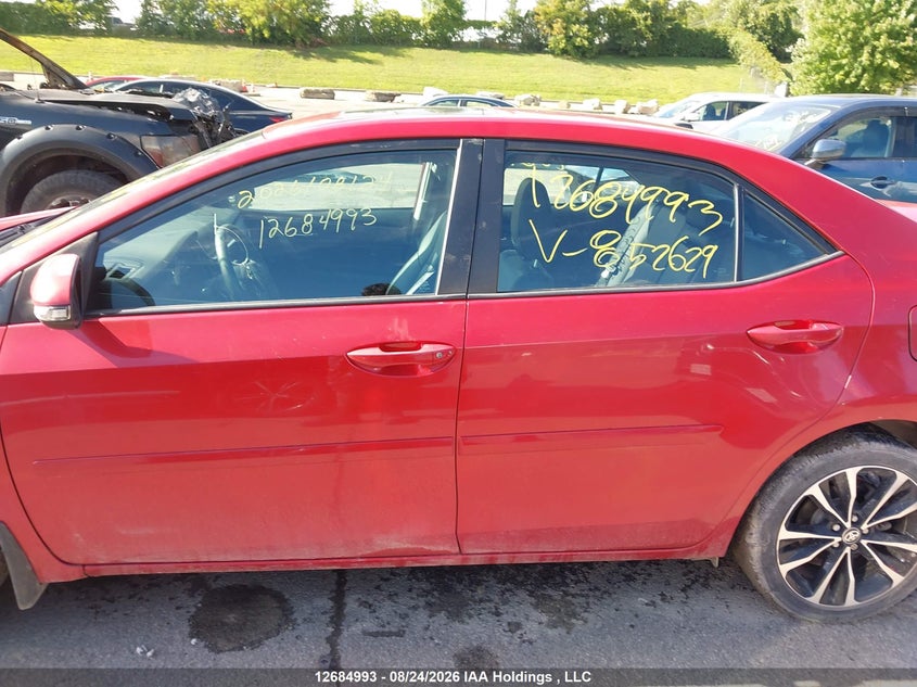 2017 TOYOTA COROLLA SEDAN 1.8L I4 FI DOHC 16V NF4