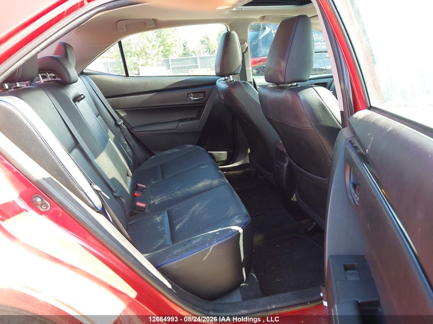 2017 TOYOTA COROLLA SEDAN 1.8L I4 FI DOHC 16V NF4