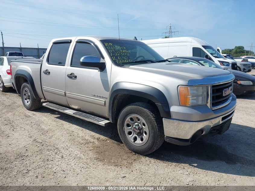 2009 GMC Sierra K1500/K1500 Sl, Charity, IAAI, VIN 3GTEK13C99G223013