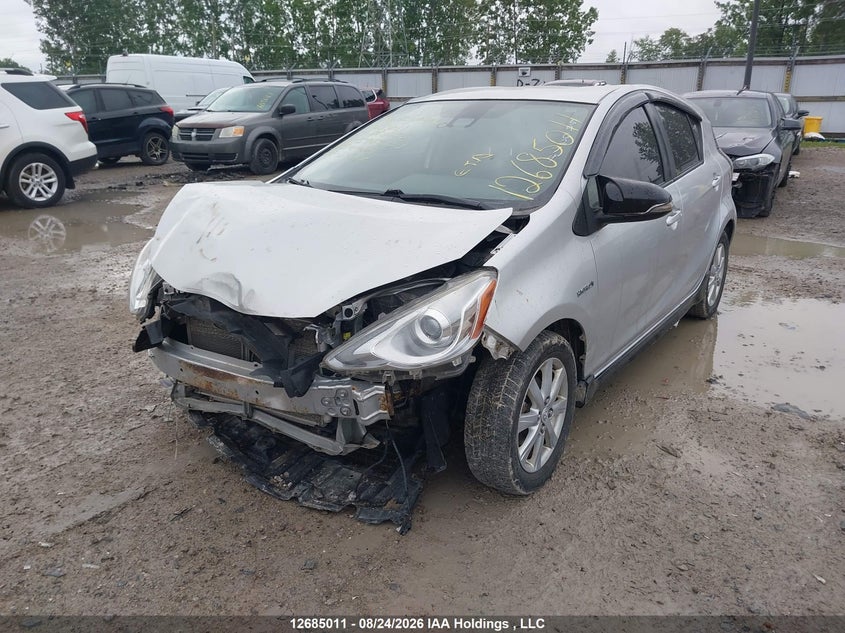 Vin: jtdkdtb36h1596274, lot: 3089386, toyota prius c technology 20172