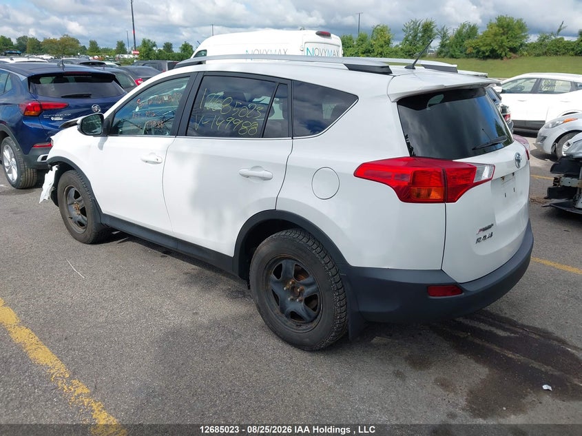 Vin: 2t3zfrev3fw149988, lot: 3089403, toyota rav4 le 20153