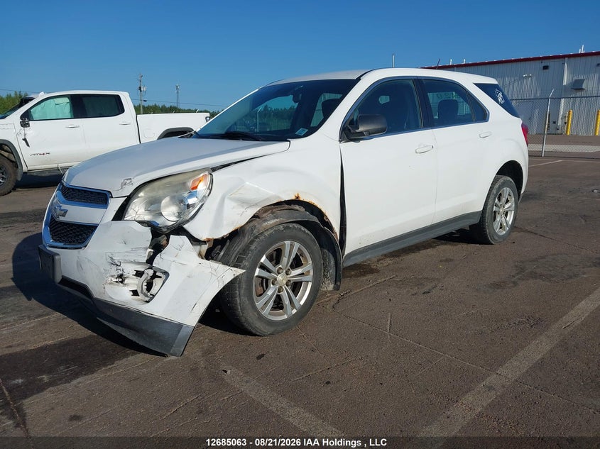 2014 Chevrolet Equinox, Удар спереди, IAAI, VIN 2GNFLEEK6E6100926 — фото 2