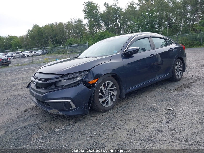 Vin: 2hgfc2f74kh020334, lot: 3089457, honda civic ex 4dr 20192