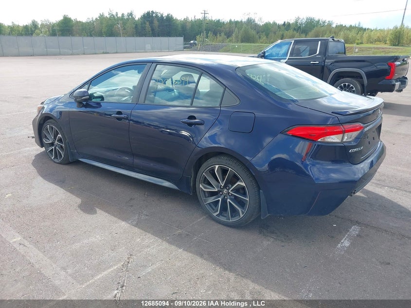 Vin: 5yfb4rbe8lp007461, lot: 3089483, toyota corolla se 20203