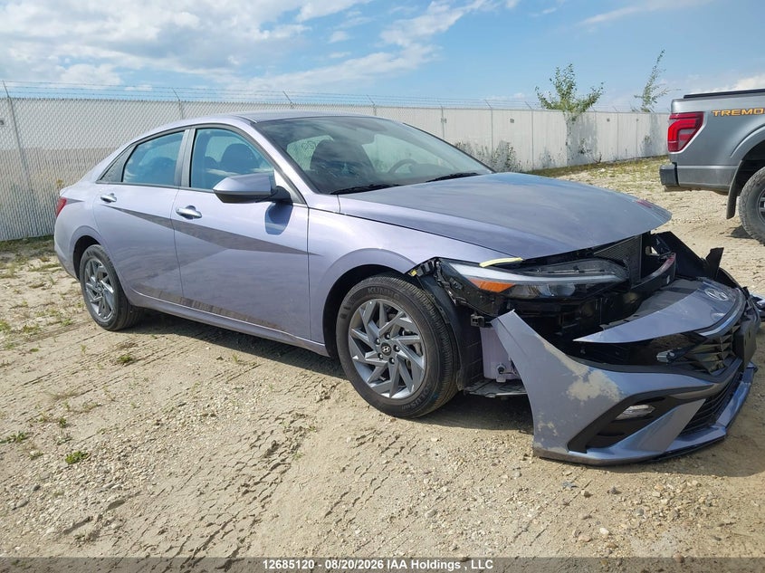 2026 Hyundai Elantra Sel Sport, Front, IAAI, VIN KMHLM4DG2TU186780