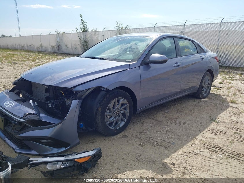 2026 Hyundai Elantra Sel Sport, Front, IAAI, VIN KMHLM4DG2TU186780 — photo 2