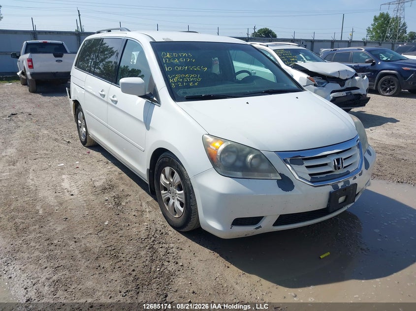 2010 Honda Odyssey Se, Rear, IAAI, VIN 5FNRL3H51AB506701